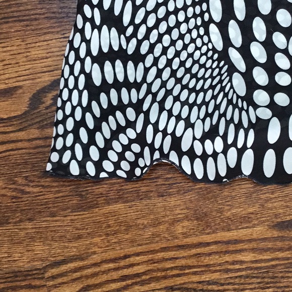 Chiffon Polka Dot Hi/Low Skirt - Picture 7 of 7